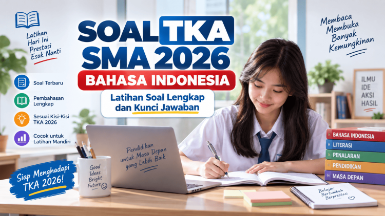 Soal TKA SMA 2026 dan Kunci Jawaban Bahasa Indonesia
