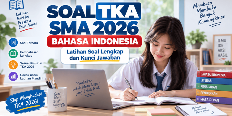 Soal TKA SMA 2026 dan Kunci Jawaban Bahasa Indonesia